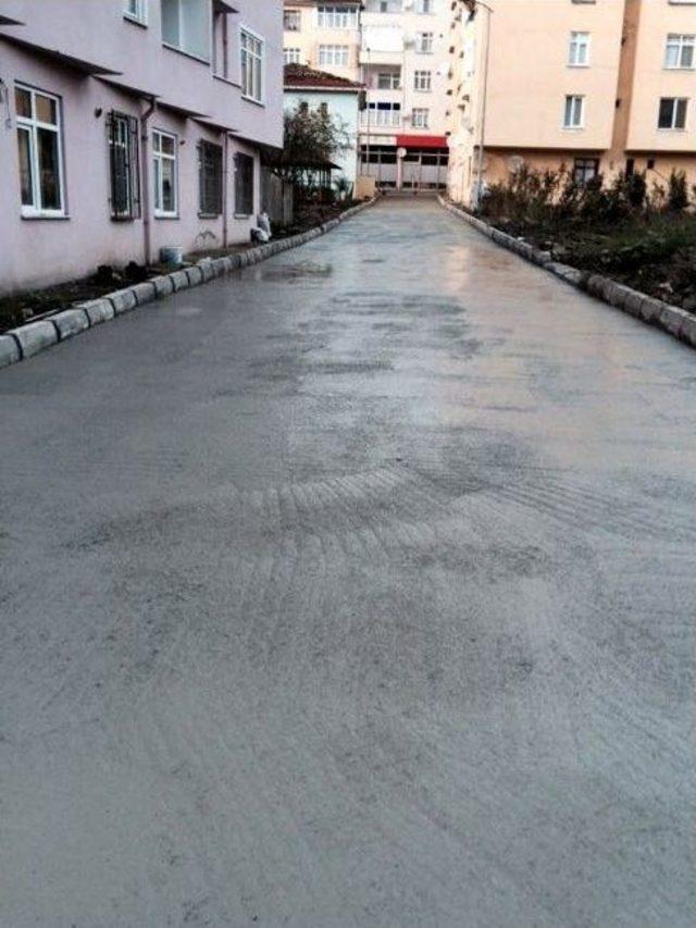 Bozkurt Belediyesi Ara Sokakları Beton İle Kaplıyor