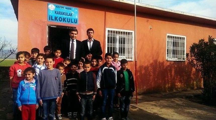 Kızıltepe İl&ccedil;e Milli Eğitim M&uuml;d&uuml;r&uuml; Gen&ccedil;, K&ouml;y Okullarını Ziyaret Etti