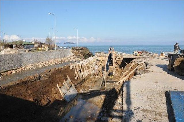 Ak&ccedil;akoca Dere Ağzı Genişletme &Ccedil;alışmaları Başladı 1