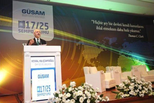 Kılıçdaroğlu : Halkının Parasının Hesabını Veremeyen Bir Devlette Adalet Yoktur (1)