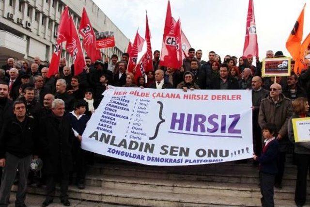 Zonguldak'ta '17 Aralık' Protestosu