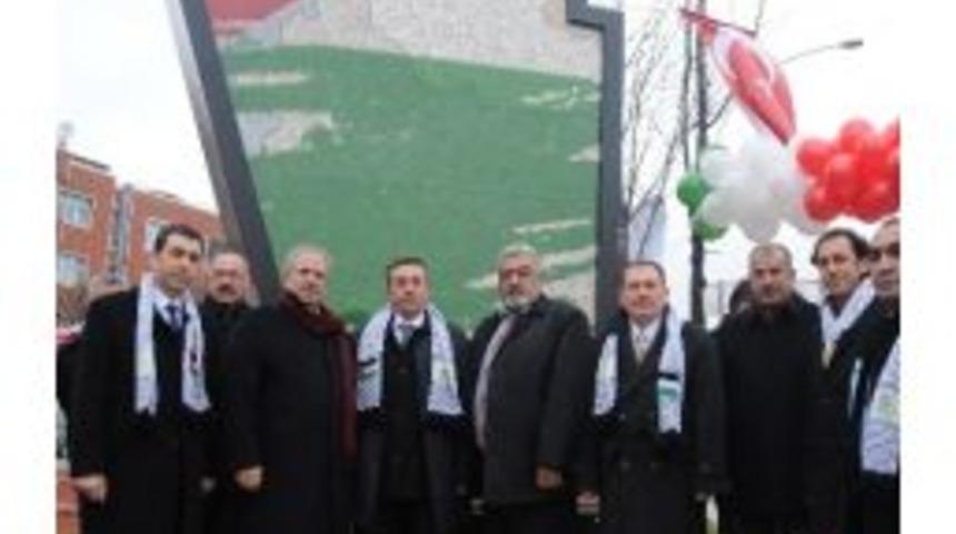 Pursaklar&rsquo;da Filistin &Ouml;zg&uuml;rl&uuml;k Anıtı A&ccedil;ıldı