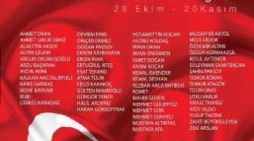 Cumhuriyet&rsquo;in 91&rsquo;inci Yılında &ldquo;renkler Cumhuriyeti&rdquo; Sergisi