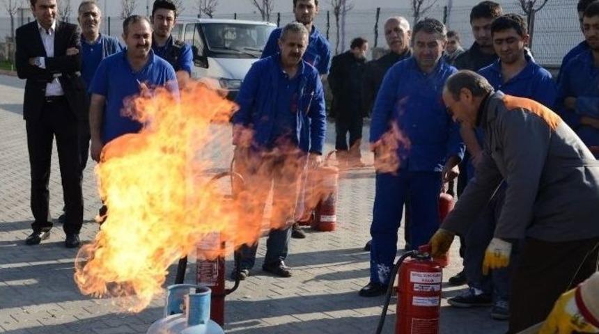 Pankent&rsquo;de Yangın Tatbikatı
