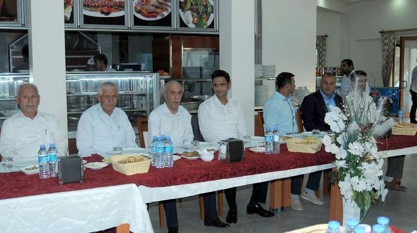 Çelikhan Kaymakamı Adem Kaya’ya Veda Yemeği