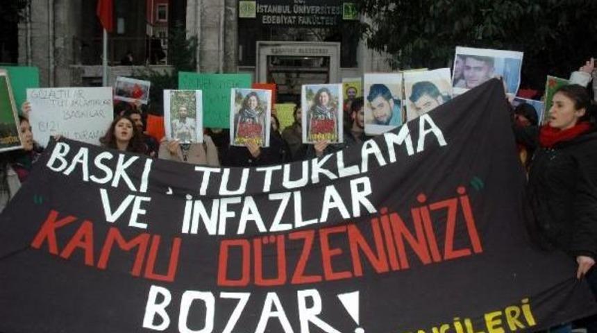 &Uuml;niversite &Ouml;ğrencilerinden 17 Aralık Ve Kobane Eylemi