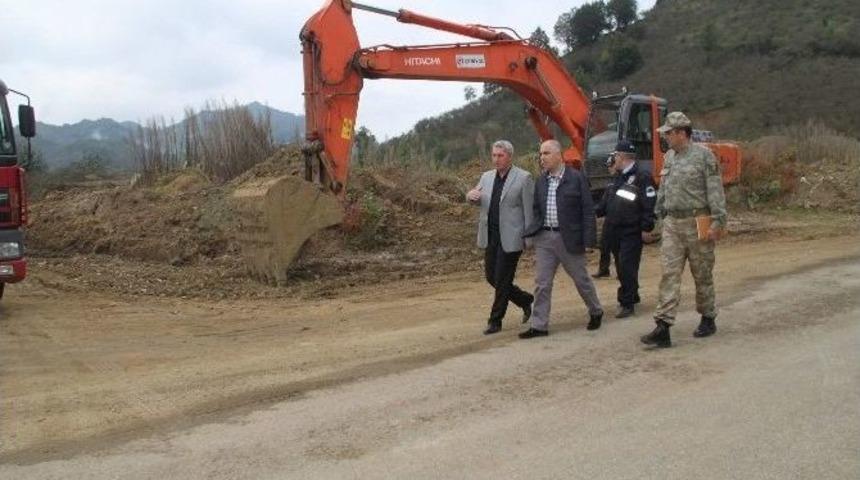 Vali Karahan Selden Zarar Gören Bölgede İncelemede Bulundu