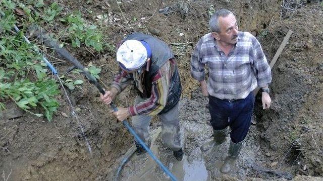 Göbü Köyü’nde Şebeke Suyu Çalışmaları Başladı