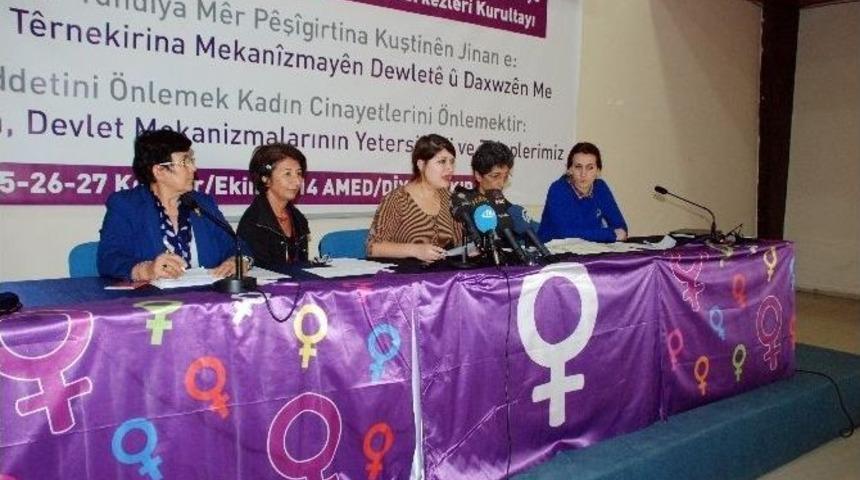 Diyarbakır&rsquo;da 17. Kadın Sığınakları Ve Dayanışma Merkezi Kurultayı Devam Ediyor