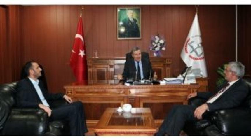 Gazetecilerden Milli Eğitim M&uuml;d&uuml;r&uuml; Dursun&rsquo;a Ziyaret
