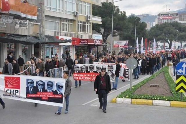 Aydın Chp'de Gece Boyunca Pankart Savaşları (2)