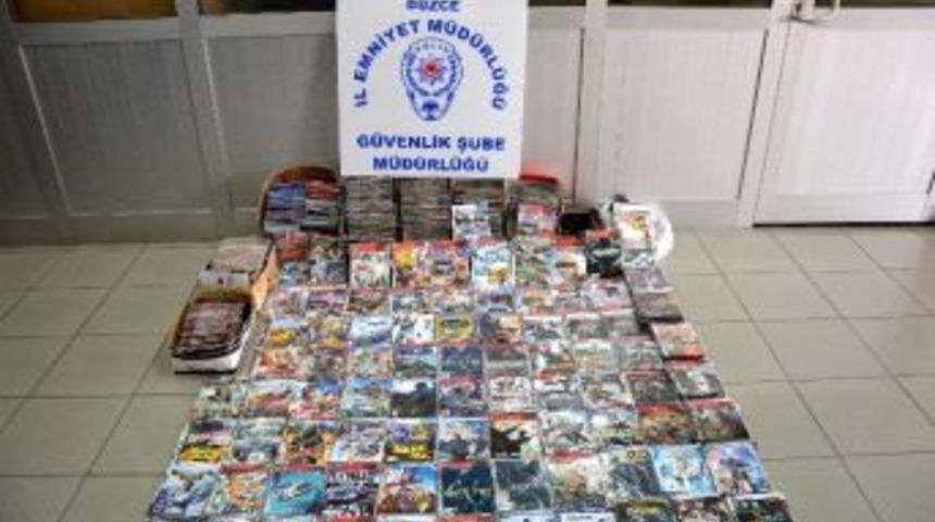 D&uuml;zce Polisinden Korsan Cd Operasyonu