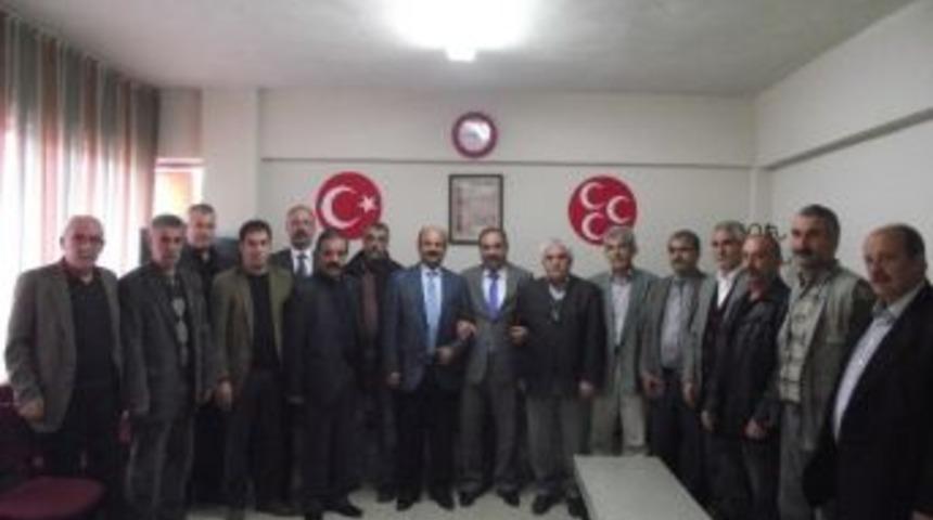 Mhp&rsquo;li Yıldız, Doğanşehir İl&ccedil;e Teşkilatını Ziyaret Etti