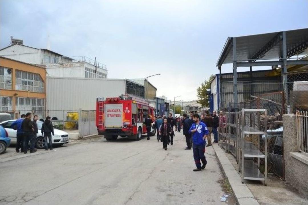 Ankara&rsquo;da Buz İmalathanesindeki Patlama