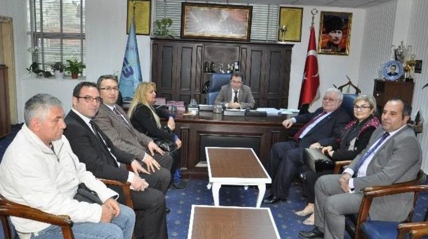 Kaz Dağı Ve Madra Dağı Belediyeler Birliği&rsquo;nden Edremit Belediyesi&rsquo;ne Ziyaret