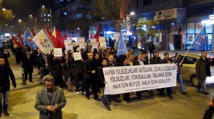 Gaziantep&rsquo;Te '17 Aralık' Protestosu