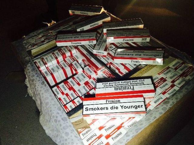 Kanepe Ve Çekyatlar İçerisinde 120 Bin Paket Kaçak Sigara Ele Geçirildi