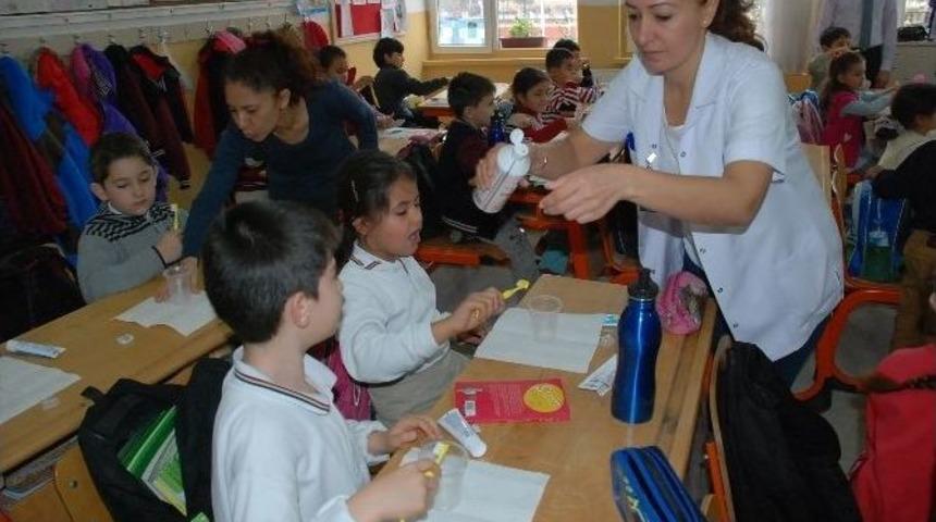 Didim&rsquo;de 2. Sınıf &Ouml;ğrencilerine Diş Sağlığı Eğitimi