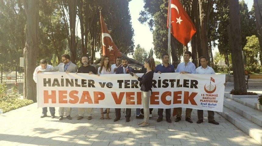 15 Temmuz Gazileri Chp&rsquo;li Sezgin Tanrıkulu&rsquo;nu Protesto Etti