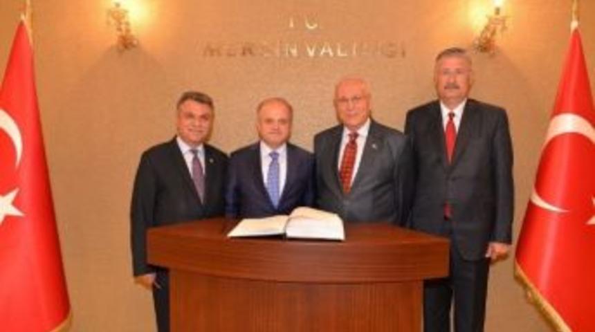 Milletvekilleri Şandır İle &Ouml;z&rsquo;den Vali &Ccedil;akacak&rsquo;a Ziyaret