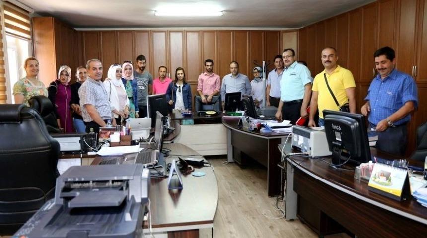 Yeni Atanan &Ouml;ğretmenler Belediyenin &Ccedil;alışmalarını İnceledi