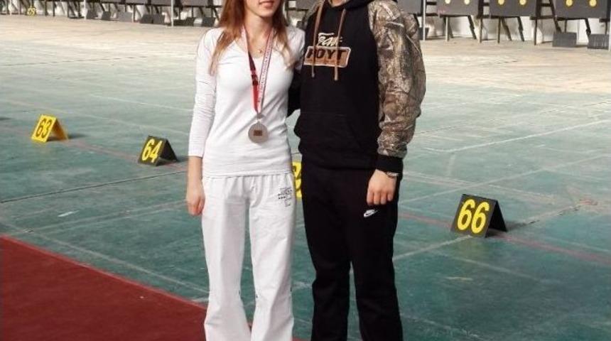 Denizli Bbsk&rsquo;lı Sporcu Altun, Ok&ccedil;ulukta T&uuml;rkiye İkincisi Oldu