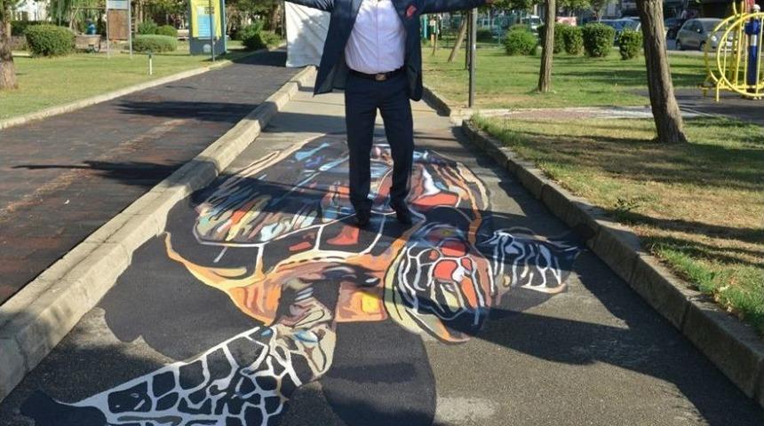 Nilüfer’in Parkları Üç Boyutlu Çalışmalarla Renkleniyor