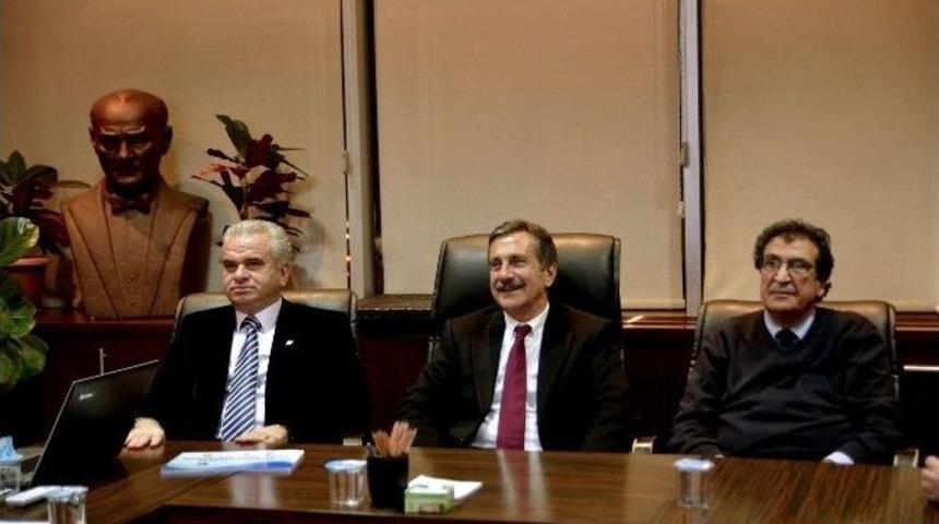 Başkan Ata&ccedil;&rsquo;tan Metin G&uuml;ler&rsquo;e Kızılinler Sunumu