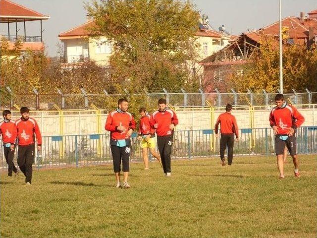 Korkuteli Belediyespor,yeni Kemerspor Maçı Hazırlıklarını Sürdürüyor