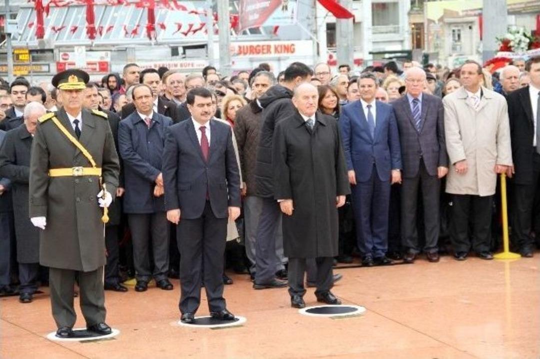 Taksim&rsquo;de Cumhuriyet Bayramı T&ouml;reni