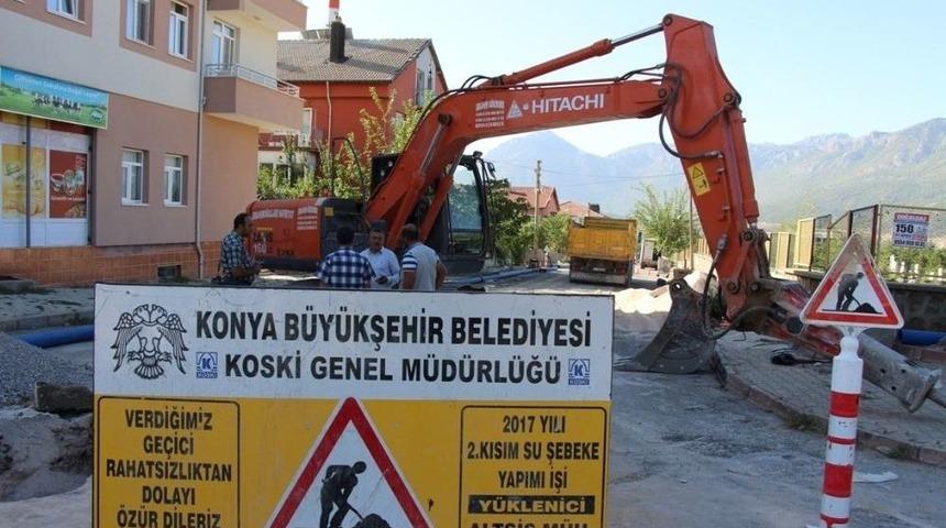 Seydişehir&rsquo;de İ&ccedil;me Suyu Şebeke Hatları Yenileniyor