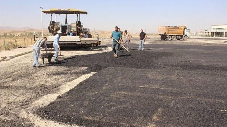 Ağrı Otogarında Asfalt &Ccedil;alışması