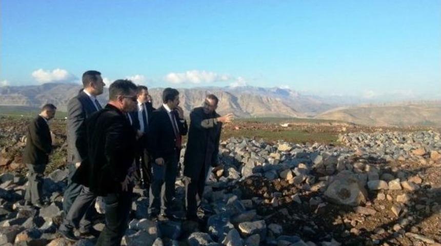 Kaymakam Horasanlı, Okul Ve İş Yeri İnşaatlarını Denetledi