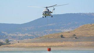 Orman Yangını Barajın Su Seviyesini Düşürdü