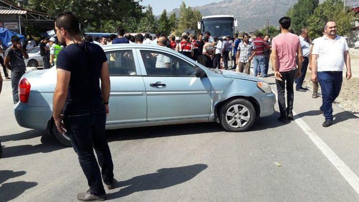 Trafik Kazasından Sonra Karayolunu Trafiğe Kapattılar G2