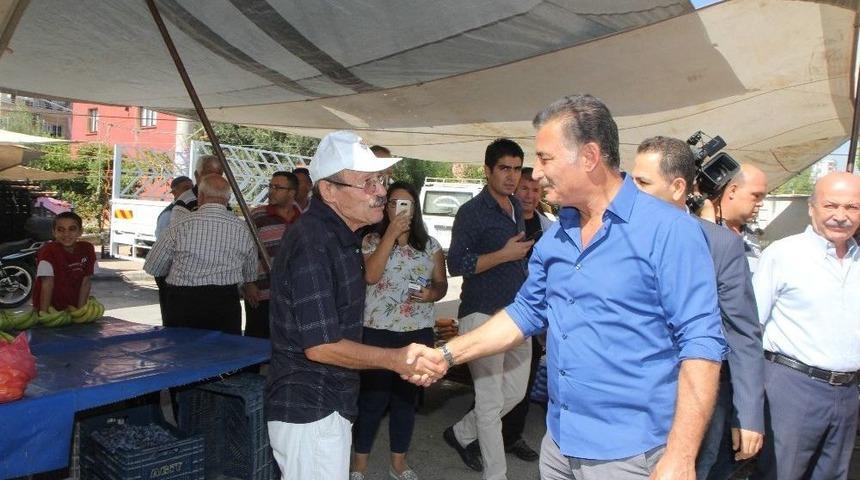 Başka Tuna, Pazar Esnafı İle Bir Araya Geldi