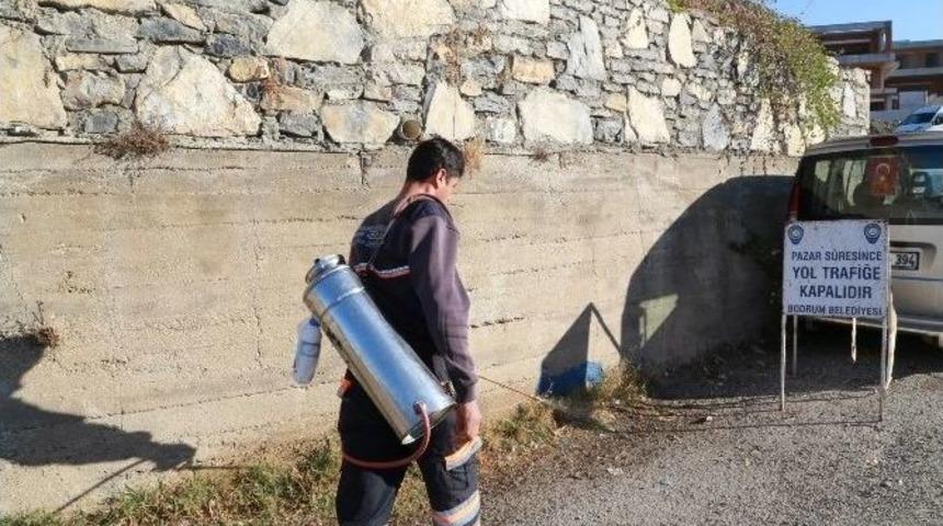 Bodrum Belediyesi Pazar Yerlerinde Hijyeni Koruyor