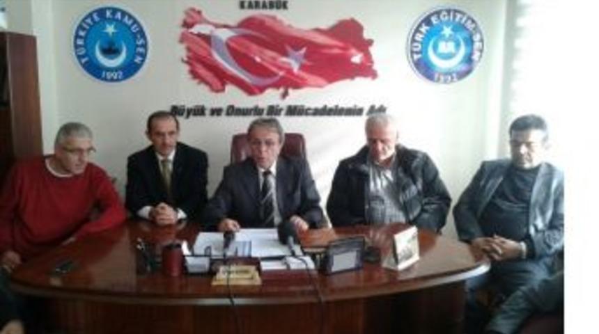 T&uuml;rkiye Kamu-sen Karab&uuml;k &Uuml;yelerinden Ek Zam Talebi