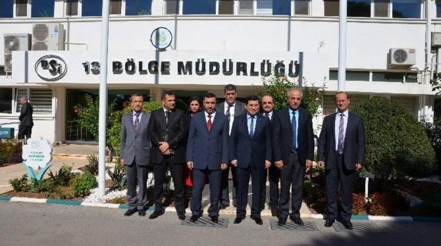 Başkan T&uuml;t&uuml;nc&uuml;&rsquo;den Dsi B&ouml;lge M&uuml;d&uuml;r&uuml; &Ouml;zg&uuml;r&rsquo;e Ziyaret