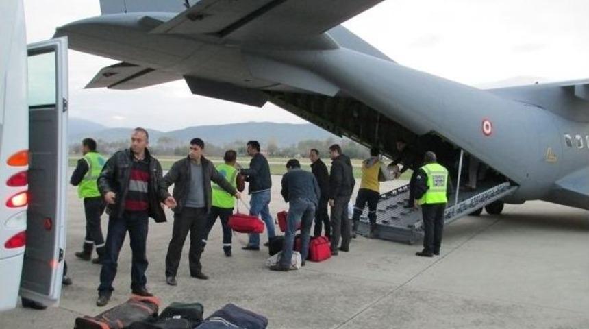 Zonguldak&rsquo;tan Karaman&rsquo;a Ttk Tahlisiye Ekibi Hava Yoluyla Gidiyor