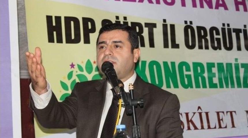 Demirtaş, Partisinin Siirt Kongresine Katıldı