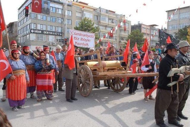 Burdur’a Cumhuriyetin 91’inci Yıldönümü Kutlamaları