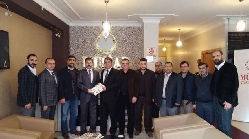 Happani&rsquo;den M&uuml;siad &Ccedil;orum Şubesi&rsquo;ne Veda Ziyareti