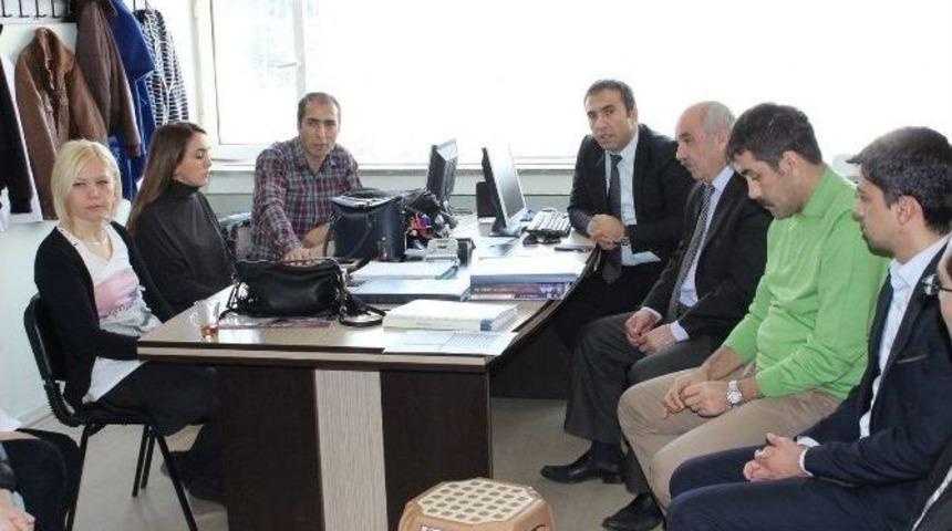 M&uuml;d&uuml;rden Meslek Lisesine Ziyaret