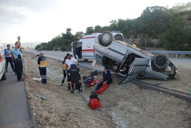 Gediz’de Trafik Kazası: 6 Yaralı