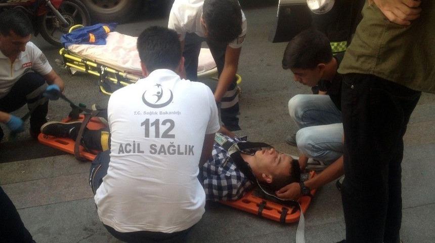 Otomobiliyle Yayaya &Ccedil;arpıp Ka&ccedil;tı