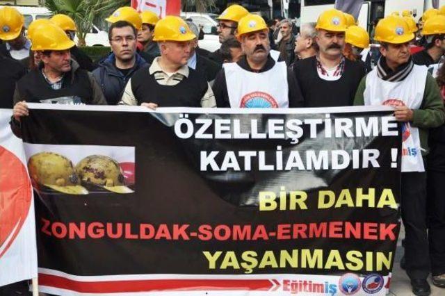 Eğitim- İş'in Eğitim Ve Emeğe Saygı Yürüyüşü Manisa'ya Ulaştı (2)