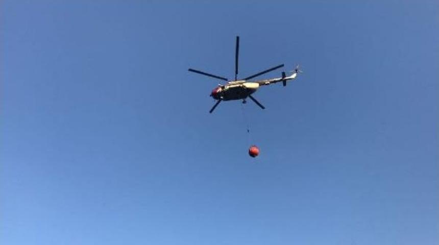 D&uuml;zce'de Orman Alanda &Ouml;rt&uuml; Yangını