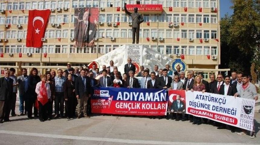 Chp Ve Add&rsquo;den, Atat&uuml;rk Anıtına &Ccedil;elenk
