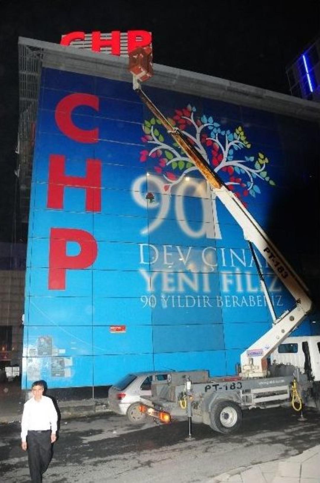 Ak Parti Ve Chp Arasındaki &rsquo;pankart Krizi&rsquo;ne Polis El Koydu